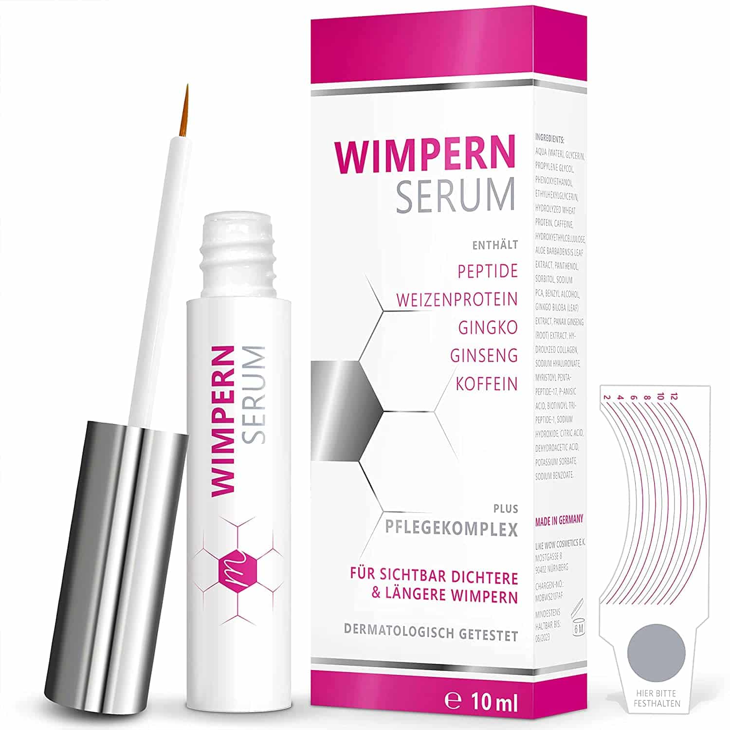 Wimpernserum ohne Hormone ✔️ » die BESTEN im Test